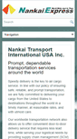 Mobile Screenshot of nankaiusa.com